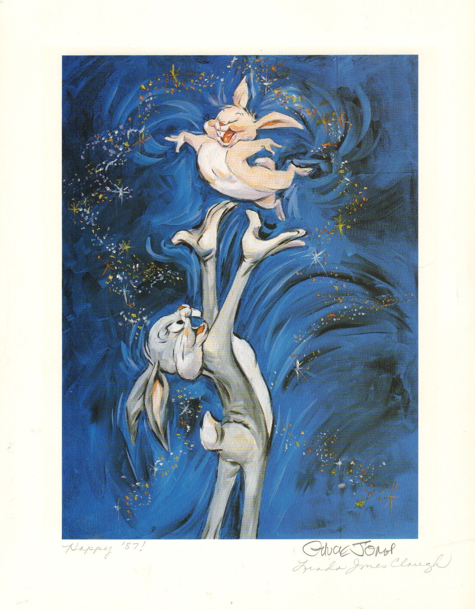 Chuck Jones signed Bugs Bunny lithograph (1 of 1)