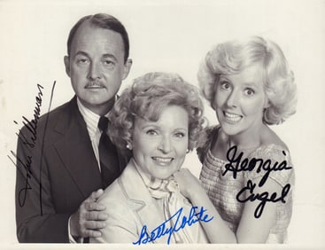 The Betty White Show rare cast signed photograph