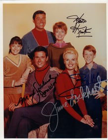 Lost in Space cast signed photograph