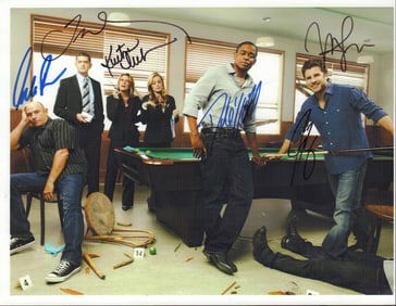 Psyche cast signed photograph
