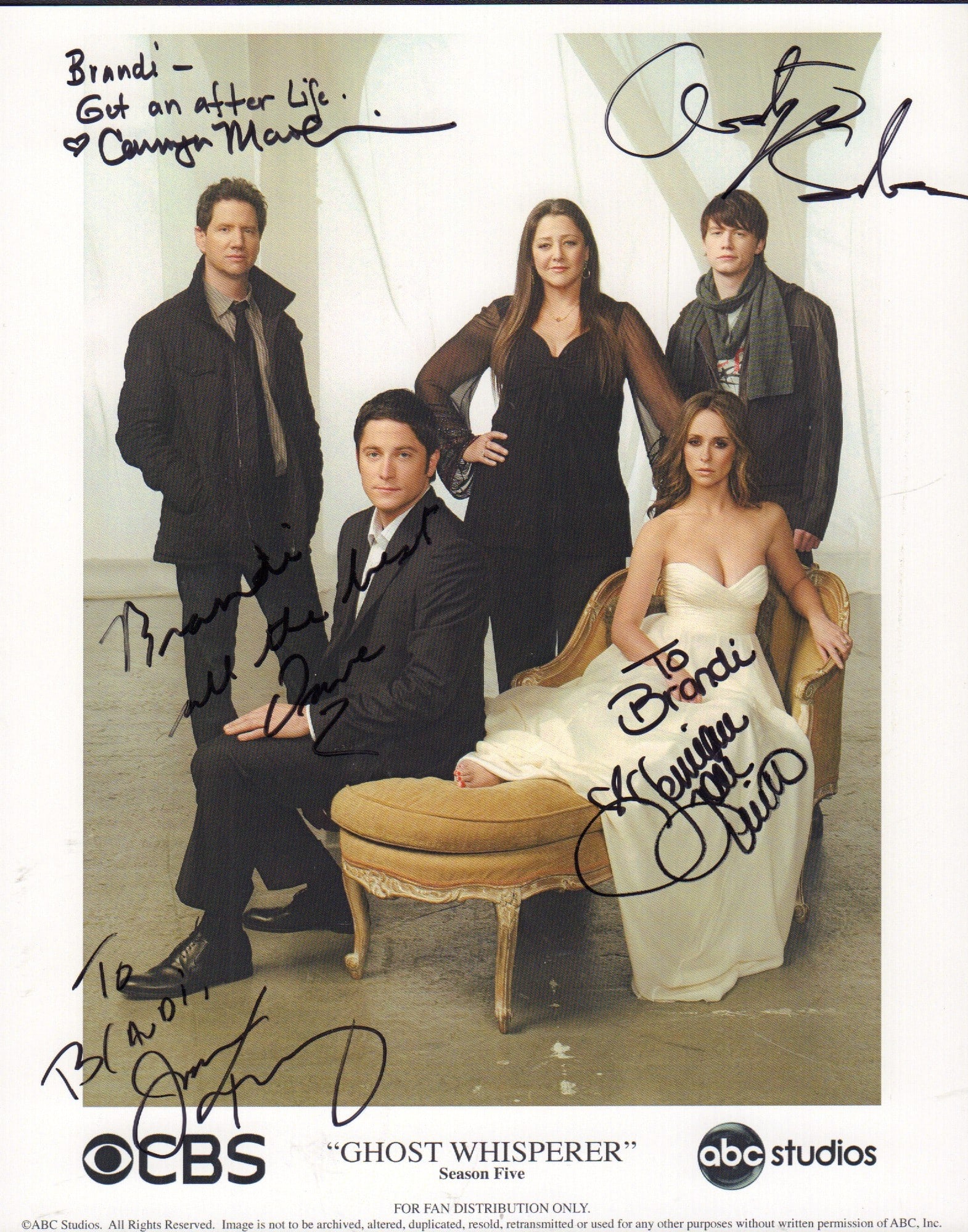 Ghost Whisperer cast signed photograph (1 of 1)
