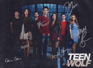 Teen Wolf cast signed photograph