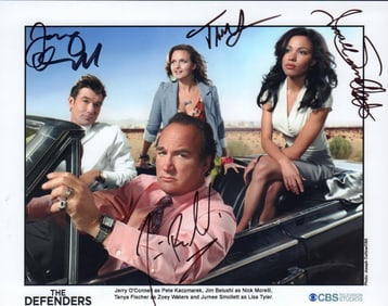 The Defenders cast signed photograph