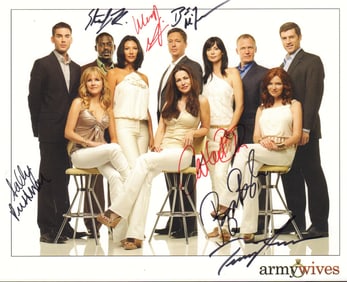 Army Wives cast signed photograph