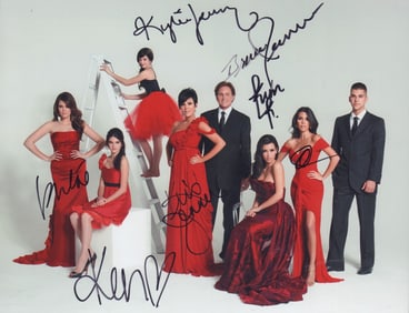 Keeping up with the Kardashians cast signed photograph