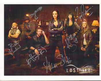 Lost Girl cast signed photograph