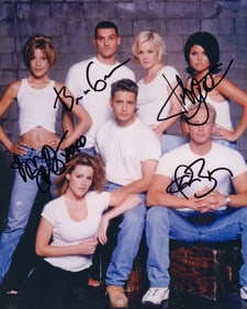 Beverly Hills 90210 cast signed photograph