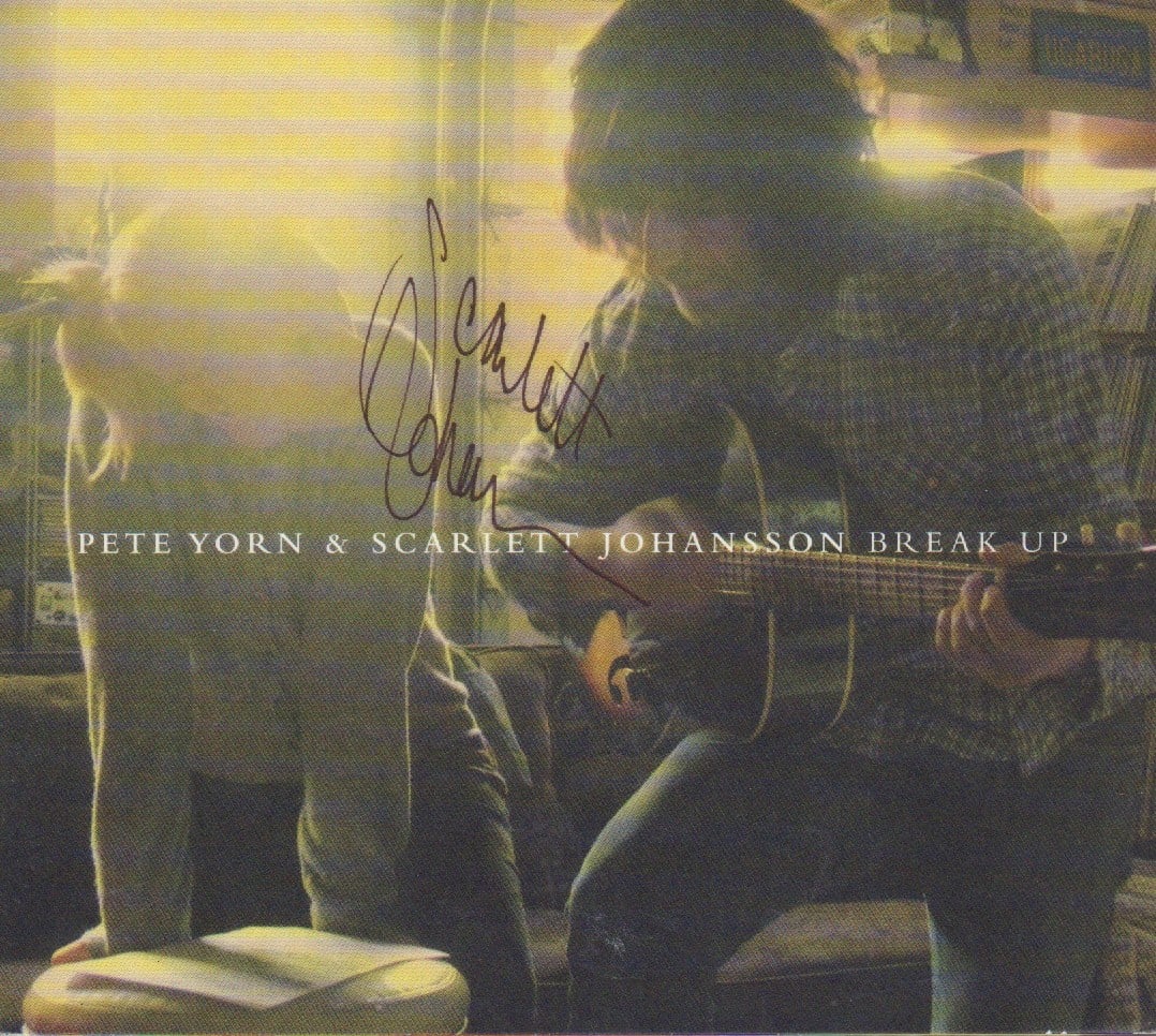 Scarlett Johansson signed CD (1 of 1)