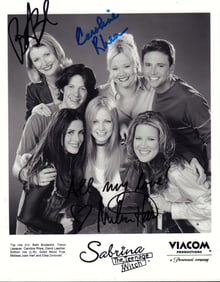 Sabrina the Teenaged Witch cast signed photograph