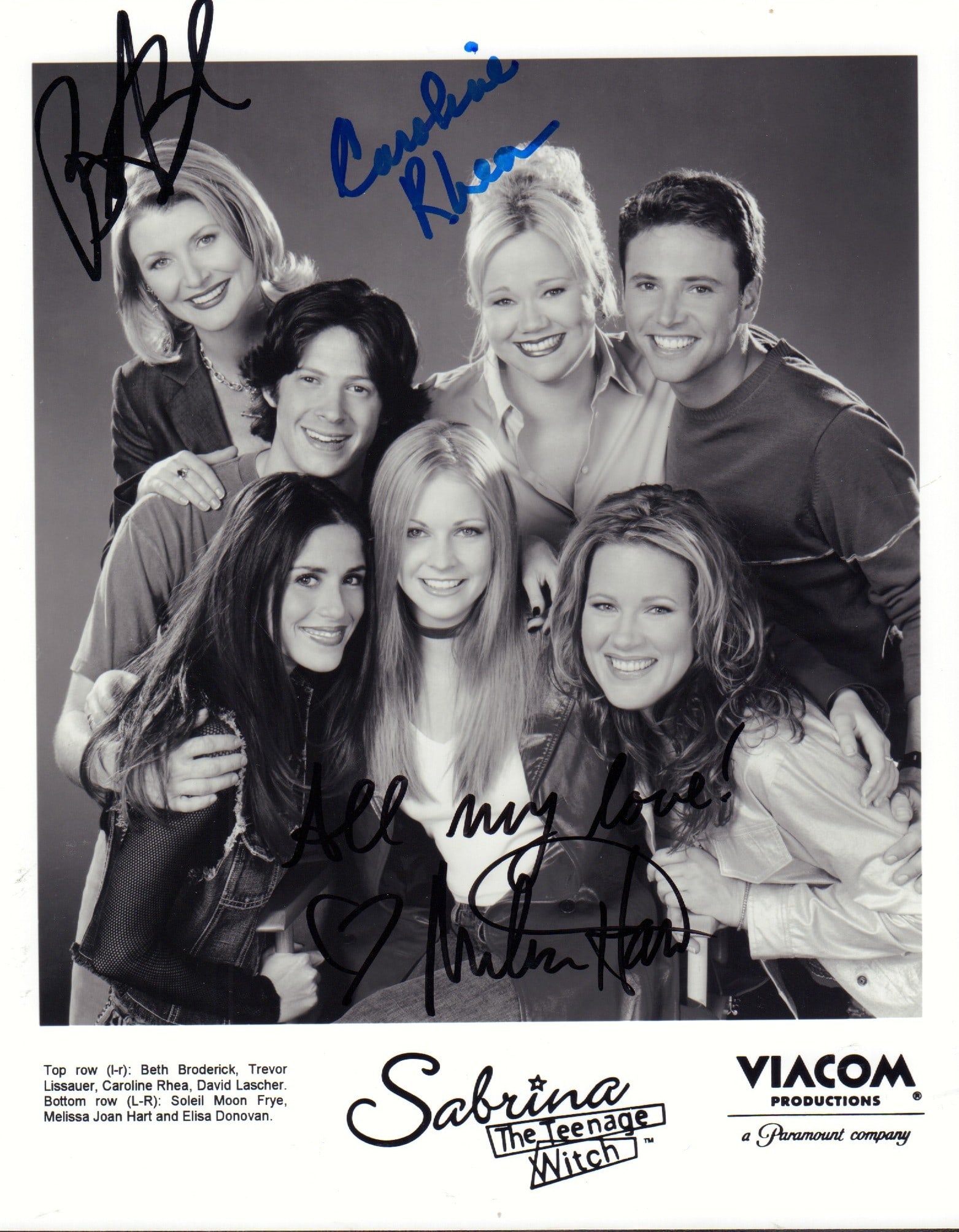 Sabrina the Teenaged Witch cast signed photograph (1 of 1)