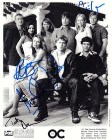 The O.C. cast signed photograph