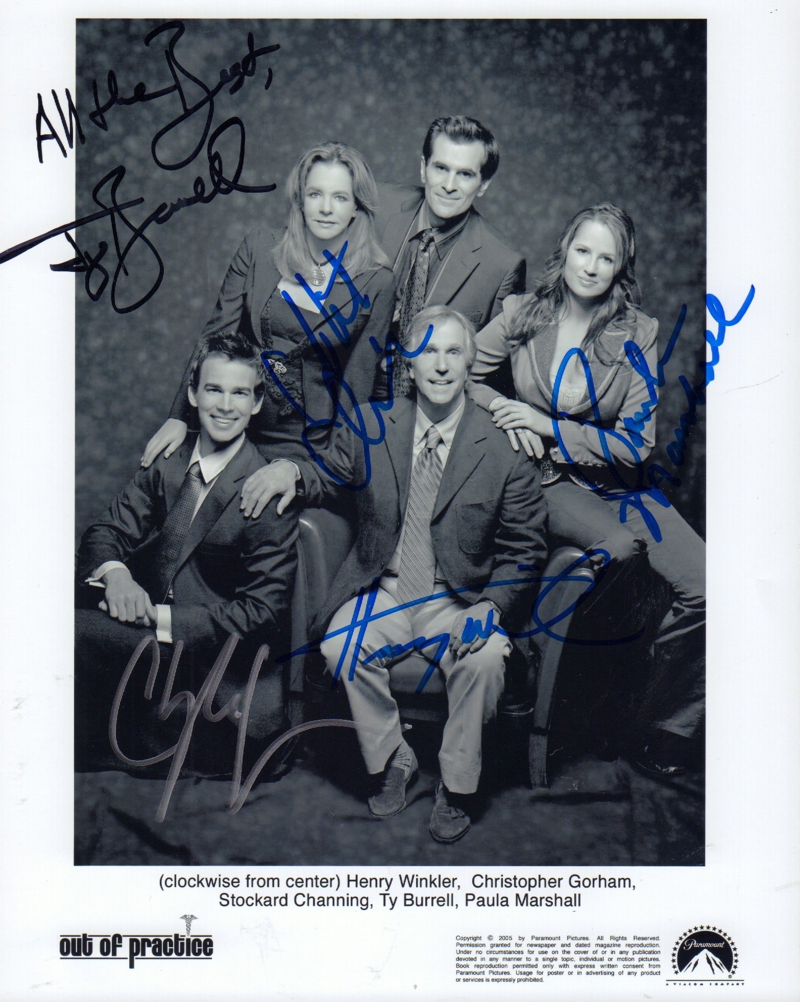 Out of Practice cast signed photograph (1 of 1)
