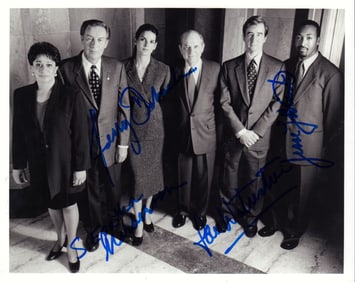 Law and Order cast signed photograph