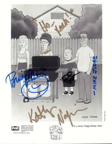 King of the Hill rare cast signed photograph