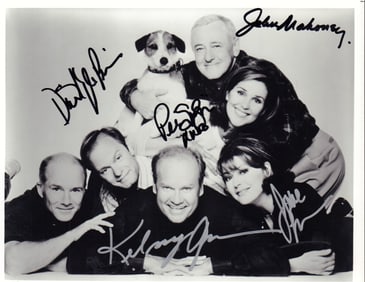 Frasier cast signed photograph