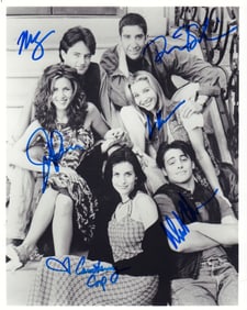 FRIENDS cast signed photograph