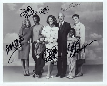 Different Strokes cast signed photograph