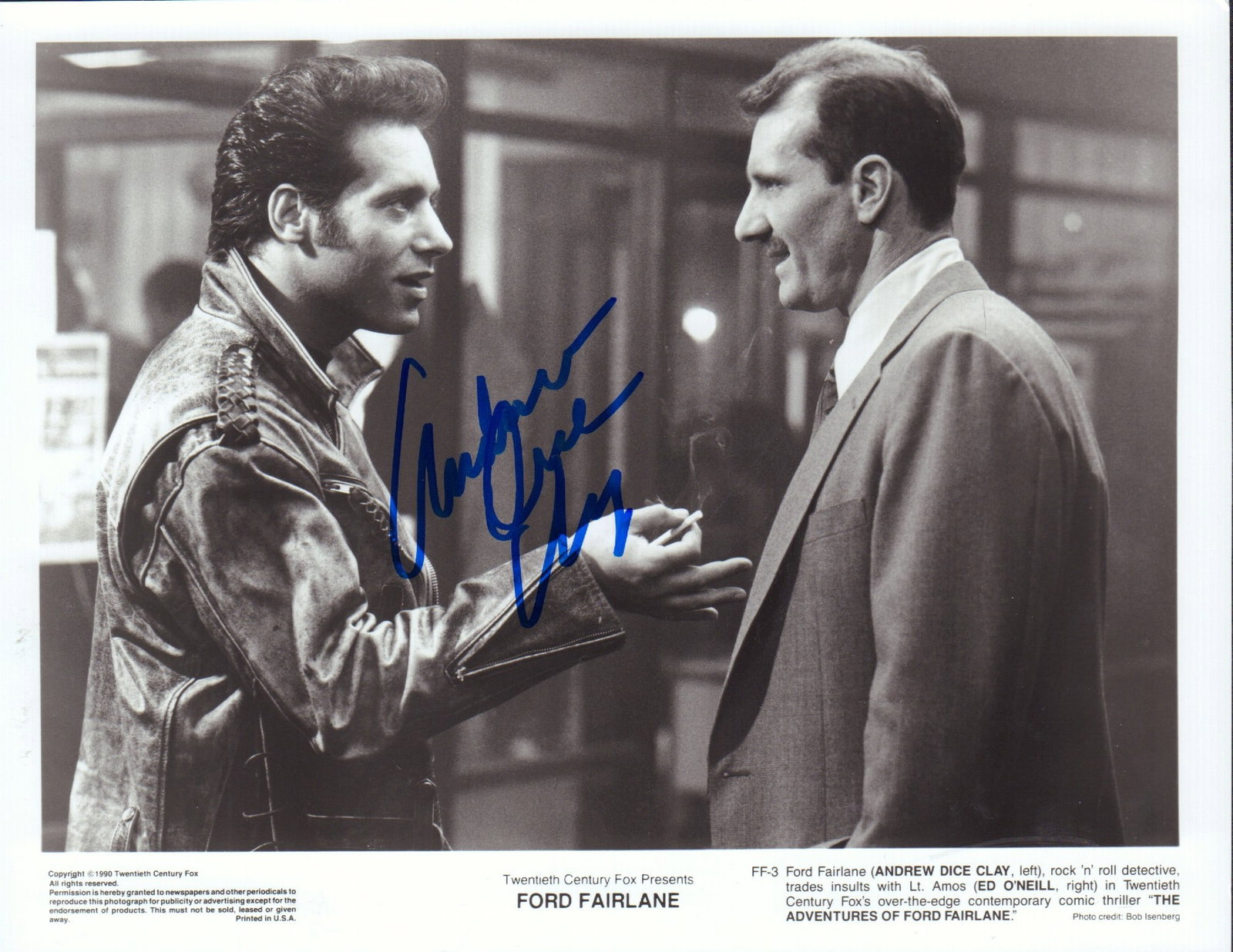 Andrew Dice Clay signed photograph (1 of 1)