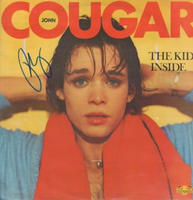 John Cougar RARE LP signed