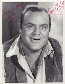 Dan Blocker signed HOSS Bonanza 8x10 photograph