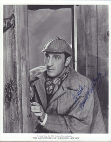Basil Rathbone signed photograph