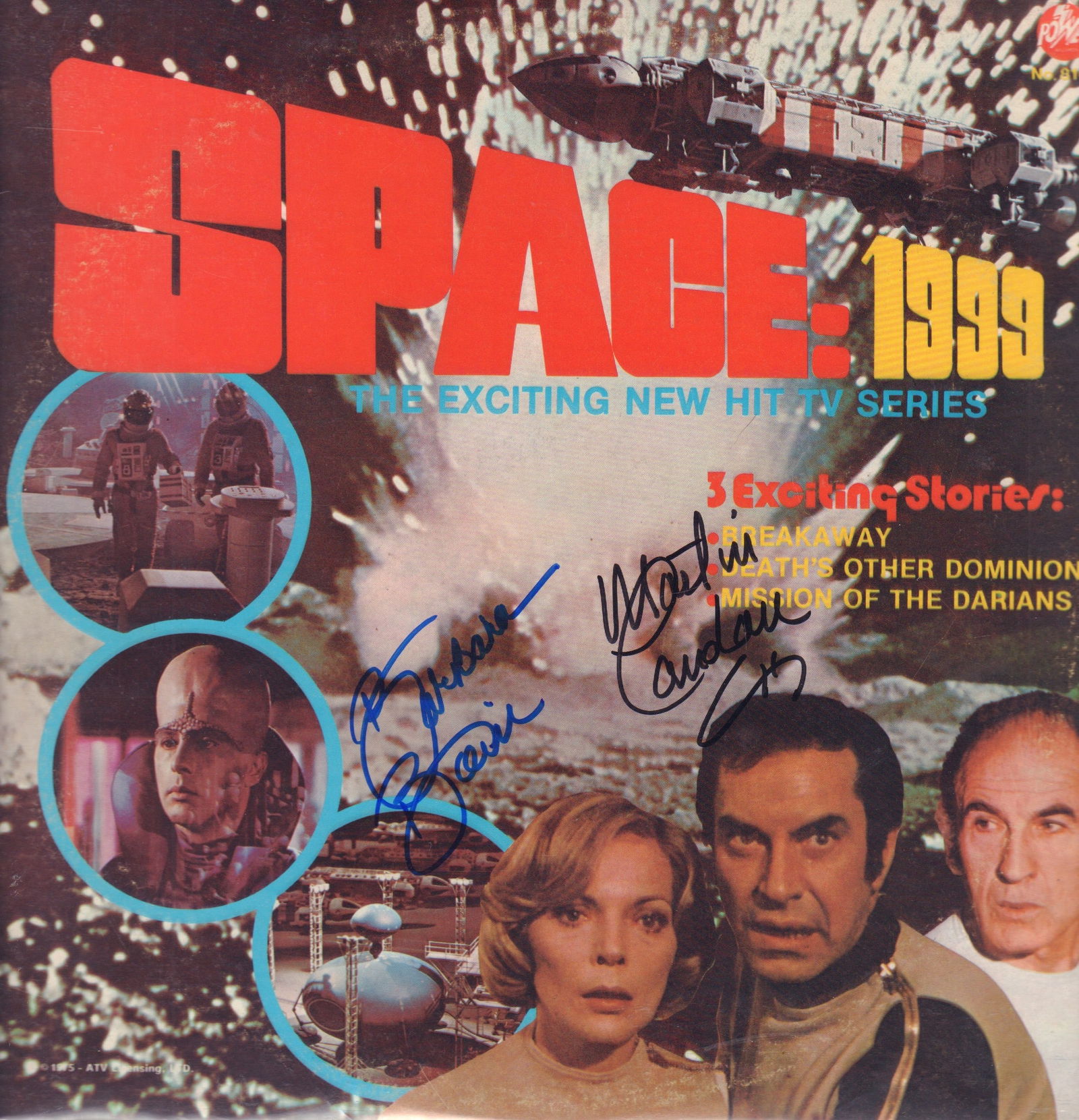 Space 1999 soundtrack LP signed (1 of 1)