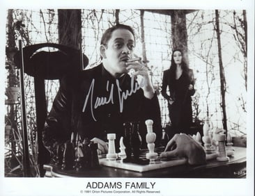 Raul Julia Addams Family signed photograph