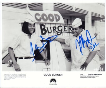 Good Burger cast signed photograph