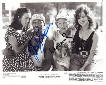 White Men Can't Jump cast signed photograph
