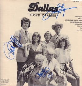 Dallas rare cast signed LP