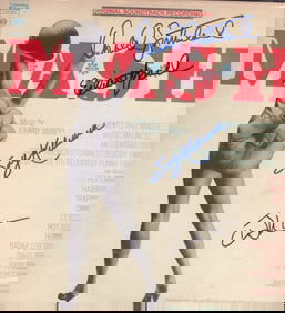MASH movie soundtrack LP signed by cast