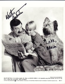 Dennis the Menace cast signed movie 8x10 photo