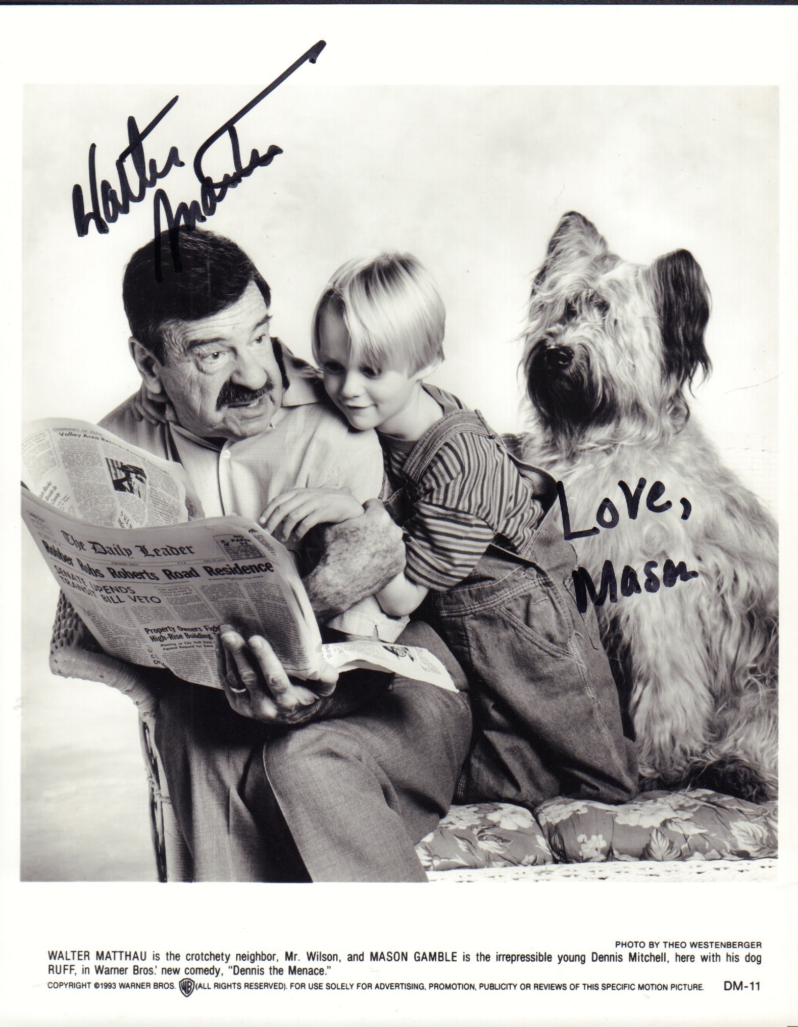 Dennis the Menace cast signed movie 8x10 photo (1 of 1)