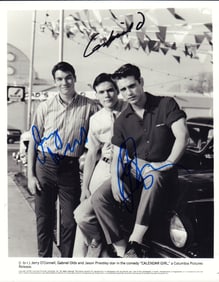 Calendar Girl cast signed photograph
