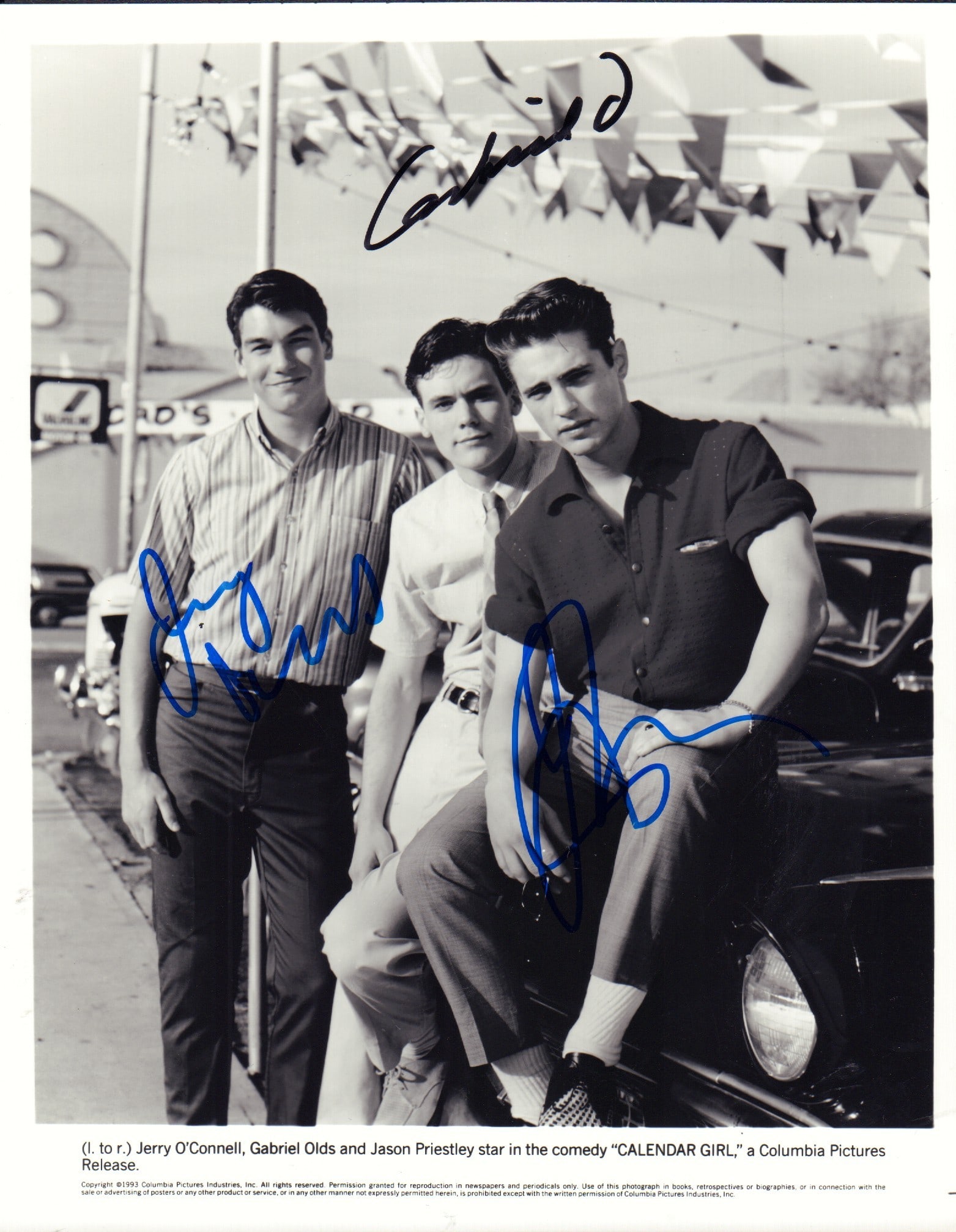 Calendar Girl cast signed photograph (1 of 1)