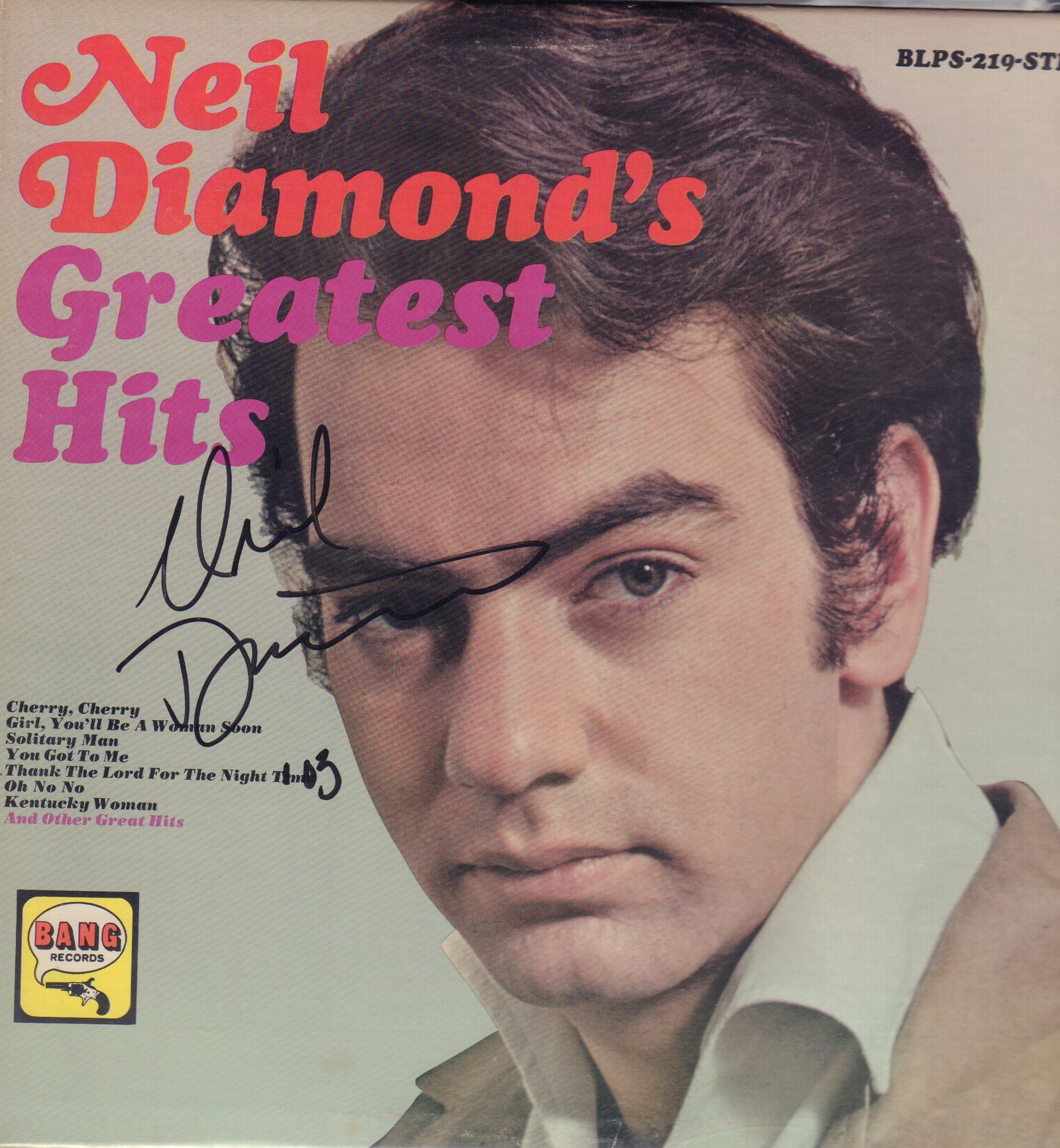 Neil Diamond signed LP (1 of 1)