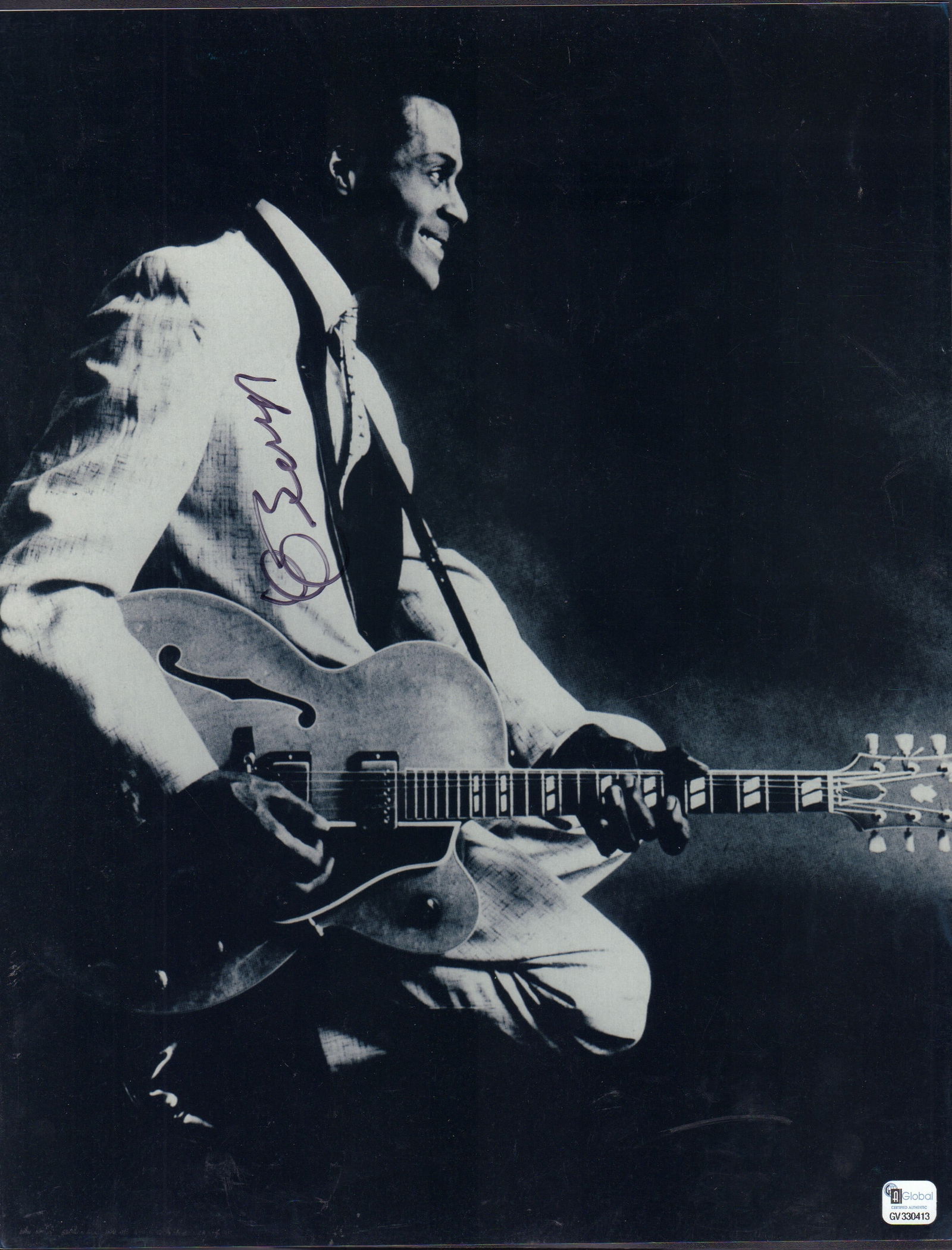 Chuck Berry signed large 11x14 photograph (1 of 1)