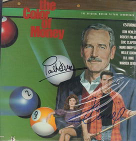 Color of Money cast signed LP Soundtrack