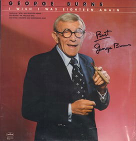 George Burns signed LP