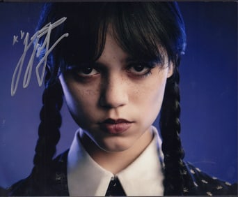 Jenna Ortega signed photo