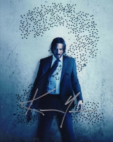 Keanu Reeves John Wick signed photograph