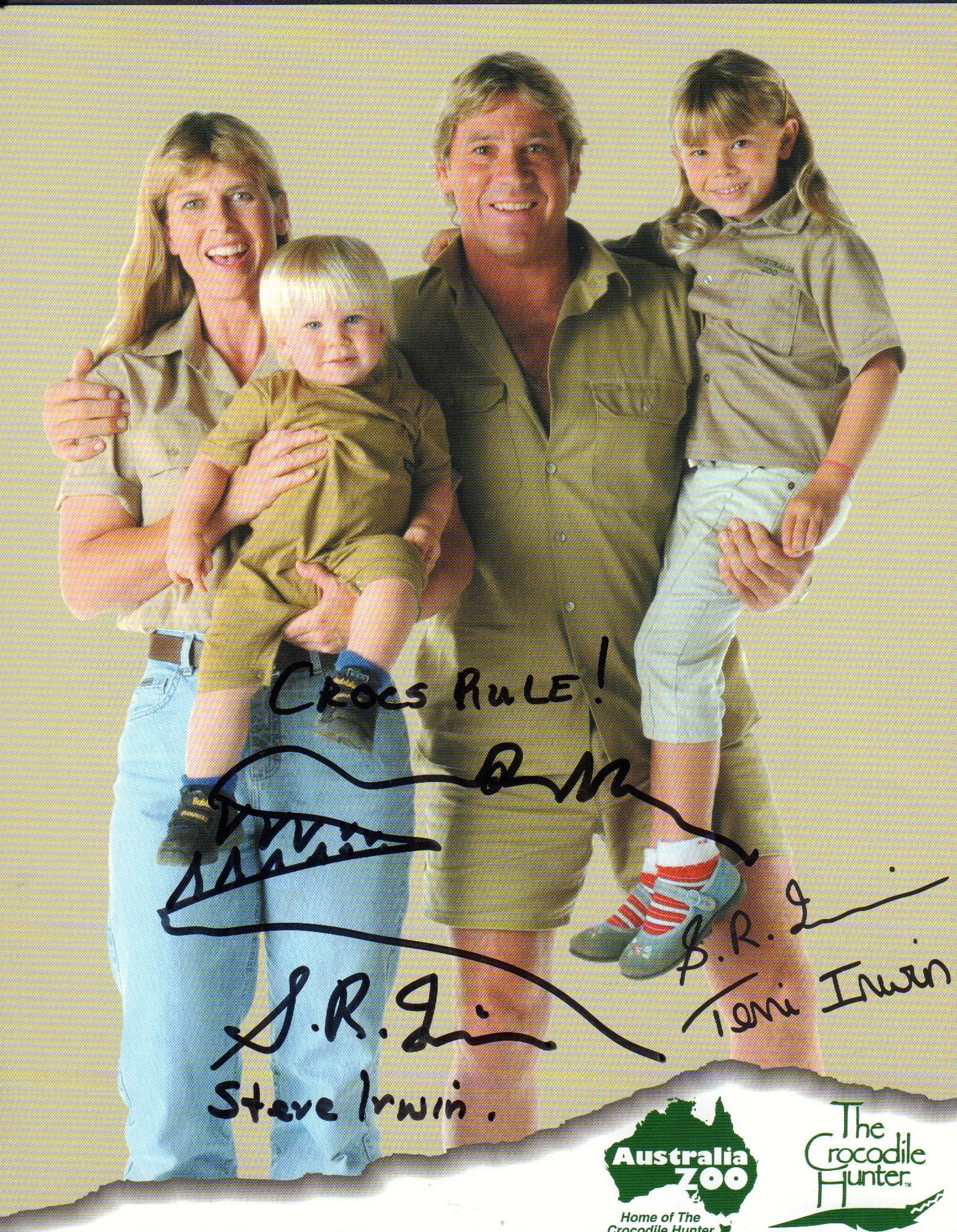 Steve Irwin signed photograph (1 of 1)