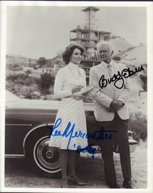 Barnaby Jones cast signed photo