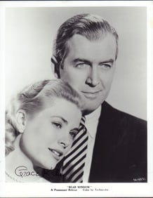 Grace Kelly signed Rear Window photograph
