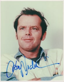 Jack Nicholson signed photo