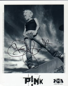 Pink signed photo