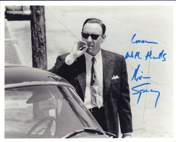 Kevin Spacey signed photograph
