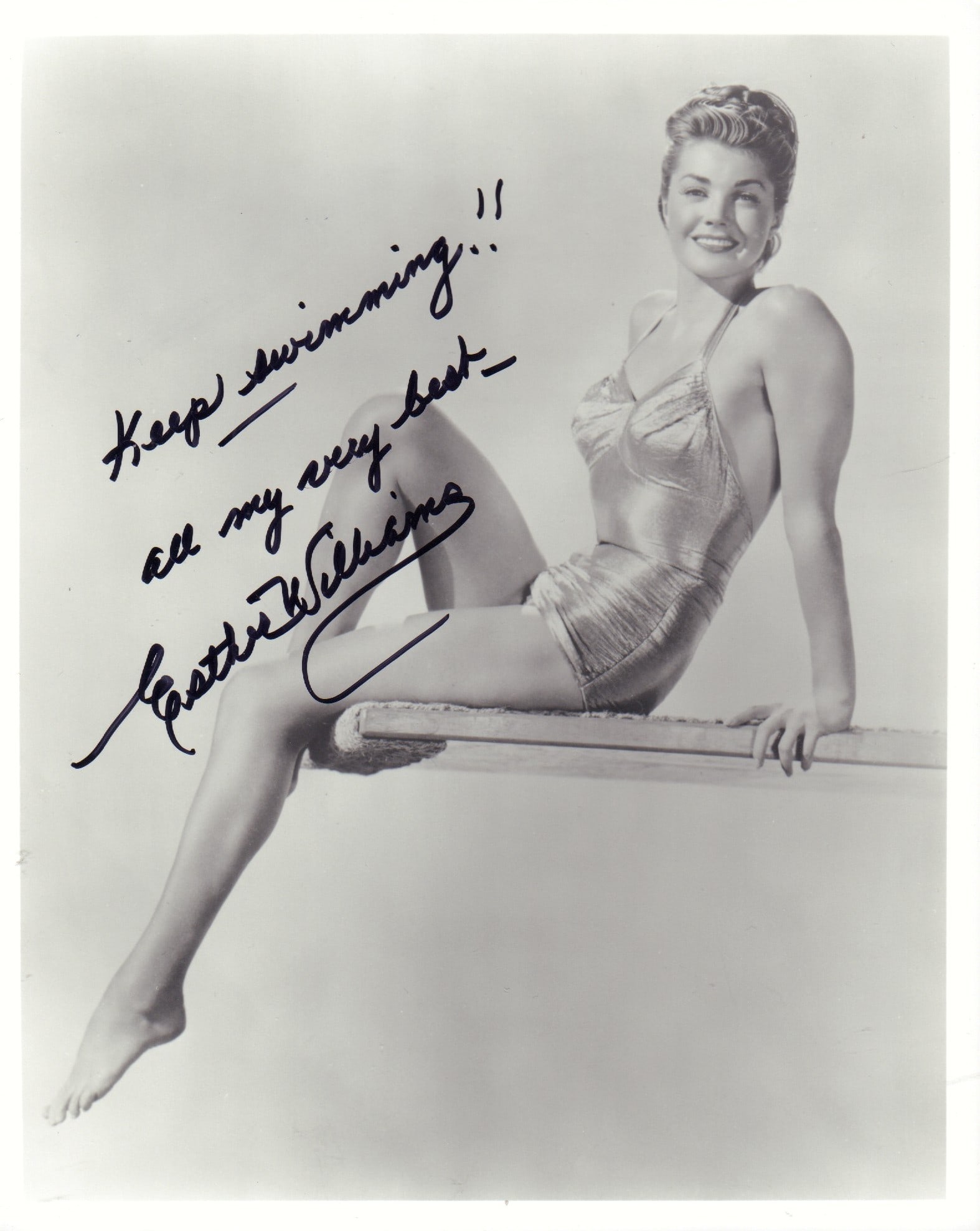 Esther Williams signed photograph (1 of 1)