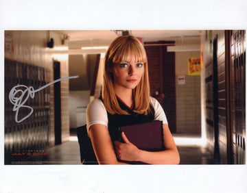 Emma Stone signed photo