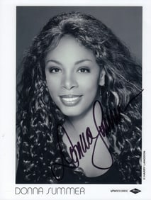 Donna Summer signed photo